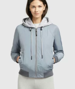 Khujo PERSEE - Chaqueta Fina - Grey, Mujer
