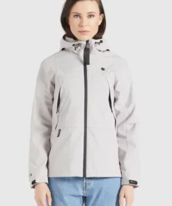 Khujo ROZA2 - Chaqueta Outdoor - Hellgrau, Mujer