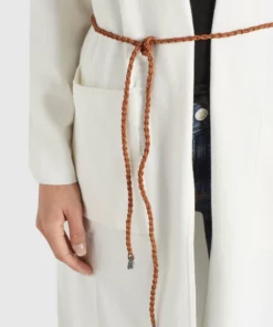 Khujo PERKY WITH BELT - Chaqueta De Punto - Beige, Mujer -Tienda de ventas KHUJO 379ac0bcf54e4662b6b67c0a6a26bb59