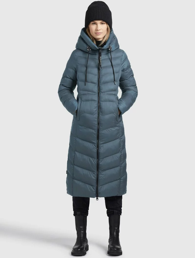 Khujo INGRAM SHINE - Abrigo De Invierno - Blaugrau, Mujer 1 Khujo INGRAM SHINE - Abrigo De Invierno - Blaugrau, Mujer