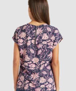 Khujo SAWYER - Blusa - Xc2 Blossom Sketch Floral Aop, Mujer -Tienda de ventas KHUJO 381c759e4a464ec9b79b44135100ebae
