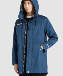 Khujo SPECTER - Parka - Blue Denim, Hombre