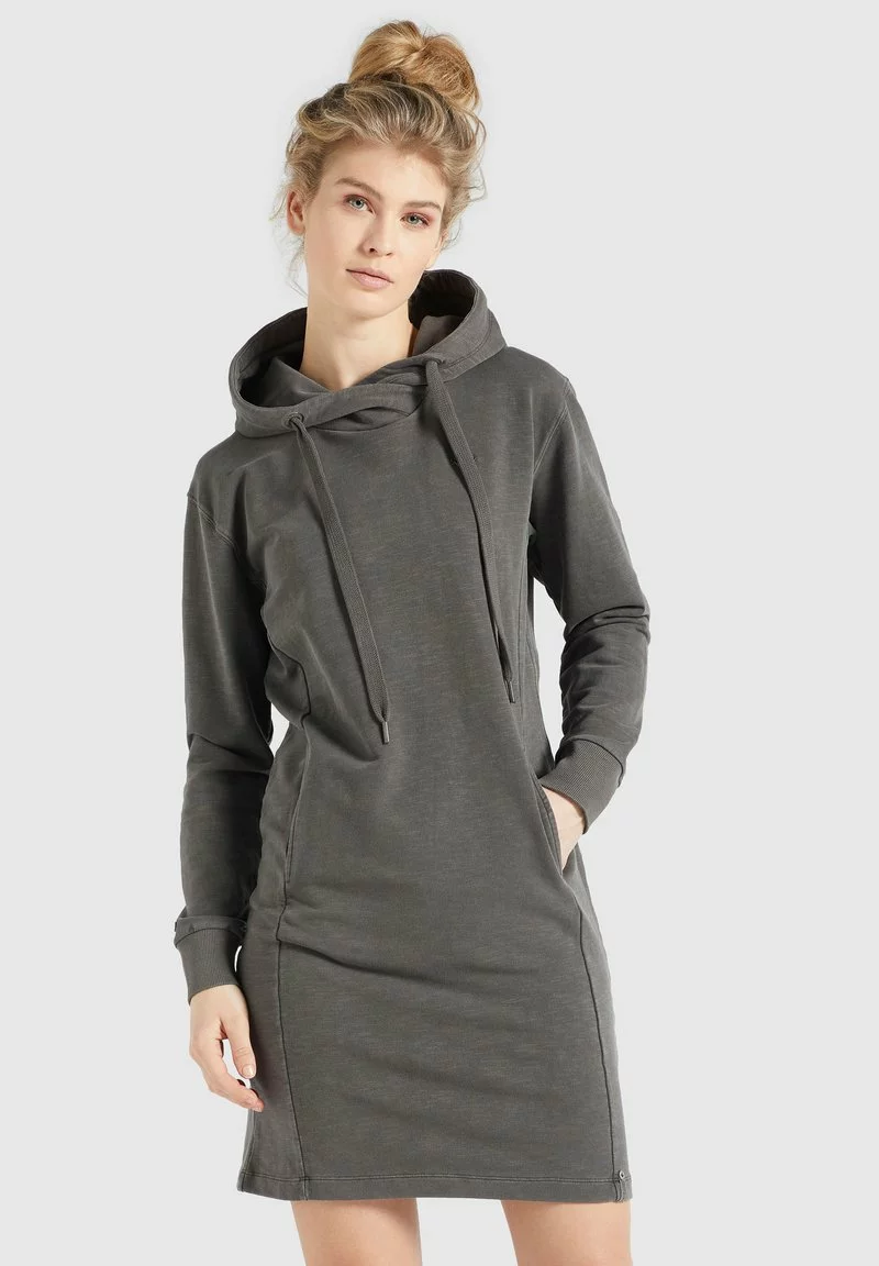 Khujo HALOUMA - Vestido Informal - Grau Gewaschen, Mujer 1 Khujo HALOUMA - Vestido Informal - Grau Gewaschen, Mujer