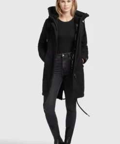 Khujo MARINA - Abrigo De Invierno - Schwarz, Mujer -Tienda de ventas KHUJO 38b1c09d8d01482ba841dd2c4c43bf09
