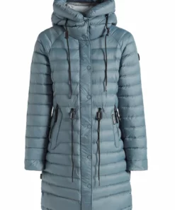 Khujo MANTEL NIANA SHINE - Abrigo De Invierno - Blaugrau, Mujer -Tienda de ventas KHUJO 39074367f6664f3bafeeda98440c9917