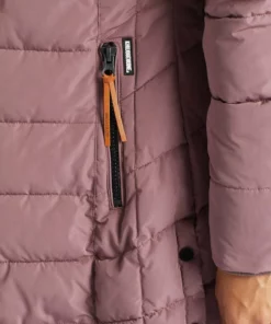 Khujo DELINAS - Abrigo De Invierno - Beige-rosa, Mujer -Tienda de ventas KHUJO 3916287fb3a545e2b77efdca2e113130