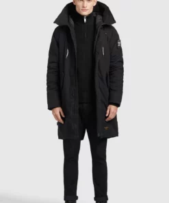 Khujo HAAK - Abrigo De Invierno - Schwarz, Hombre -Tienda de ventas KHUJO 39a65afd5ecb463a836ee60df361df13