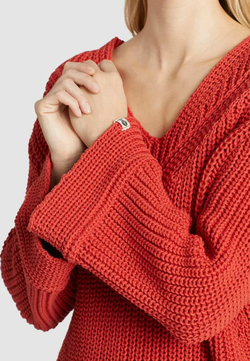 Khujo NIKKI - Jersey De Punto - Burned Orange, Mujer 6 Khujo NIKKI - Jersey De Punto - Burned Orange, Mujer - Imagen 6