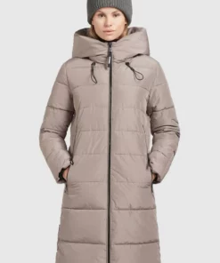 Khujo JILIAS - Abrigo De Invierno - Toffee, Mujer