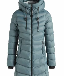 Khujo TUHANI SHINE - Abrigo De Invierno - Blaugrau, Mujer -Tienda de ventas KHUJO 3b95511257de4a8499d5351f94cc03a0