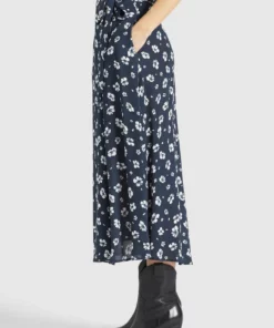 Khujo HEPKE - Falda Acampanada - Blau-weiß Geblümt, Mujer -Tienda de ventas KHUJO 3c5131b6017f406faf37b07f43246416