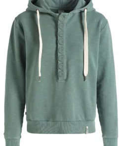 Khujo KEIKI - Jersey Con Capucha - Aqua Gewaschen, Mujer -Tienda de ventas KHUJO 3cd20568505b498cb6417e7c32eb38d3