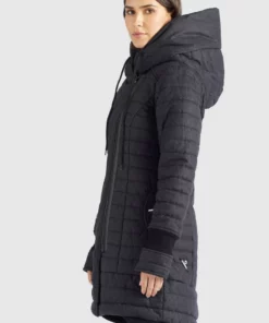 Khujo MANTEL TOPSY2 - Abrigo De Invierno - Schwarz Weiß Meliert, Mujer -Tienda de ventas KHUJO 3cf1c0f4bdd84cf3a764f4fbee6d859e