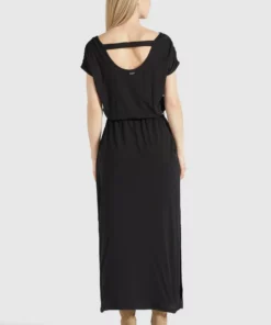 Khujo DOREEN - Vestido Largo - Schwarz, Mujer -Tienda de ventas KHUJO 3cf3a2556cda40319849b547a15749c7