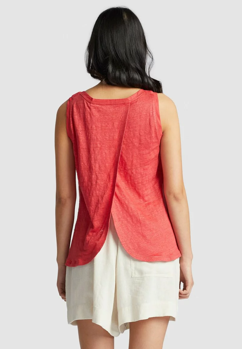 Khujo KEILANI - Top - Red, Mujer 3 Khujo KEILANI - Top - Red, Mujer - Imagen 3