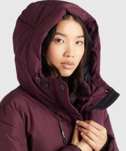 Khujo SONJE2 - Abrigo De Invierno - Weinrot, Mujer -Tienda de ventas KHUJO 3e7d2bf60ea54ee69f584dabd27eb10d