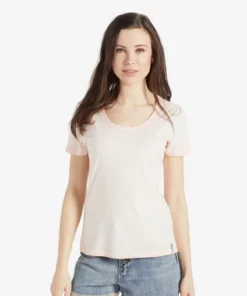 Khujo PERGOLA - Camiseta Básica - Apricot, Mujer -Tienda de ventas KHUJO 3f83ce5375e44bbcaabfc5c99e7f6e46