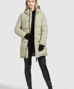Khujo WENCKE MATT - Abrigo De Invierno - Blassgrün, Mujer -Tienda de ventas KHUJO 3fecb8e39c8b4aa982282e7434b24f69