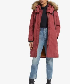 Khujo EFFI - Abrigo De Invierno - Red, Mujer -Tienda de ventas KHUJO 4018bcde773f4f8ca7f7c0571c55ddb2