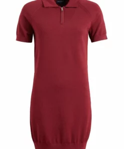 Khujo PANNA - Vestido De Punto - Dunkelrot, Mujer -Tienda de ventas KHUJO 42739eabe7a34062864bbaaadd5e553b