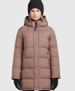 Khujo WENCKE MATT - Abrigo De Invierno - Altrosa, Mujer