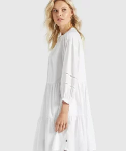 Khujo CREPES - Vestido Informal - Weiß, Mujer -Tienda de ventas KHUJO 44afdac7be27468b8ec2b32f66d89795