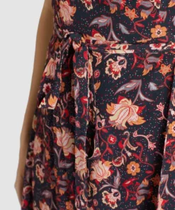 Khujo FROMMET - Vestido Informal - Orange-rot Gemustert, Mujer -Tienda de ventas KHUJO 4540329adb384b91ad017a1257b061fe