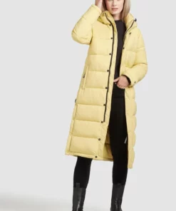 Khujo CORINNA MATT - Abrigo De Invierno - Hellgelb, Mujer -Tienda de ventas KHUJO 454b2a010283478282f6fe9050b02f5b