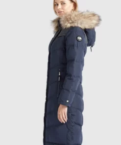 Khujo LUBECK LONG4 - Abrigo De Invierno - Blau, Mujer -Tienda de ventas KHUJO 4550a364720f4298a664d41e339ff944