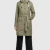 Khujo GLENNA - Impermeable - Graugrün, Mujer