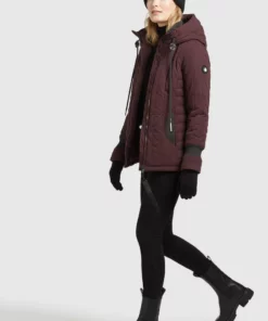 Khujo TWEETY PRIME5 PEACHED - Chaqueta De Entretiempo - Weinrot, Mujer -Tienda de ventas KHUJO 4638ae9ffbbf443d9e380f0e0e92ac01