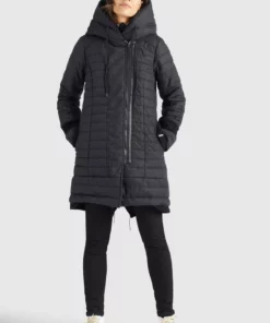 Khujo MANTEL TOPSY2 - Abrigo De Invierno - Schwarz Weiß Meliert, Mujer -Tienda de ventas KHUJO 470429b9b9734d4293a699b1c3f4030e