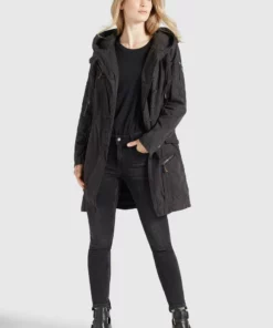 Khujo ZARIA - Parka - Black, Mujer -Tienda de ventas KHUJO 47368ec446254b1dbca06d163df490d0