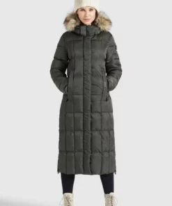 Khujo IRELIA - Abrigo De Invierno - Graugrün, Mujer