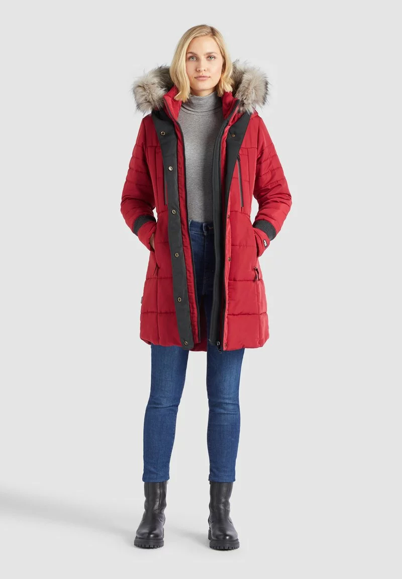 Khujo NIAMH - Abrigo De Invierno - Rot, Mujer 2 Khujo NIAMH - Abrigo De Invierno - Rot, Mujer - Imagen 2