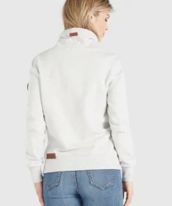 Khujo TEMPA - Jersey Con Capucha - Hellgrau Meliert, Mujer -Tienda de ventas KHUJO 4831ecedef854b1a901722c7bafac107