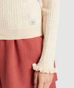 Khujo SUSTU - Chaqueta De Punto - Beige, Mujer -Tienda de ventas KHUJO 4848ca4f01f5422a8d44ad73afd0955d