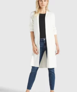 Khujo PERKY WITH BELT - Chaqueta De Punto - Beige, Mujer -Tienda de ventas KHUJO 490583e0541344a88ab7b2df2a281d75