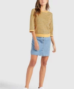 Khujo RAISA - Jersey De Punto - Yellow, Mujer