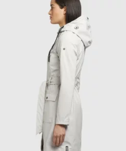 Khujo GLENNA - Impermeable - Hellgrau, Mujer -Tienda de ventas KHUJO 49cfda11039e46b0be6afd2f173151f3