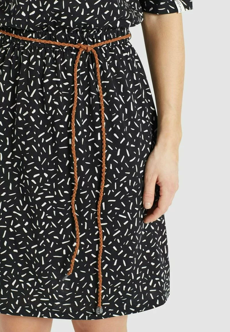 Khujo GABY - Vestido Ligero - Schwarz-weiß Gemustert, Mujer 8 Khujo GABY - Vestido Ligero - Schwarz-weiß Gemustert, Mujer - Imagen 8