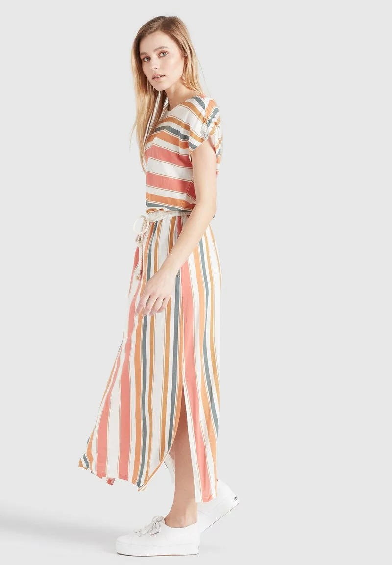 Khujo DOREEN - Vestido Largo - Mehrfarbig Gestreift, Mujer 5 Khujo DOREEN - Vestido Largo - Mehrfarbig Gestreift, Mujer - Imagen 5