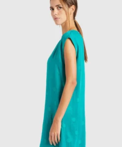 Khujo MARGARITA - Vestido Informal - Türkis, Mujer -Tienda de ventas KHUJO 4a4b4b6310ab41b2aab8dd35652d86d9