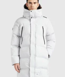 Khujo SASHA - Abrigo De Invierno - Hellgrau, Hombre