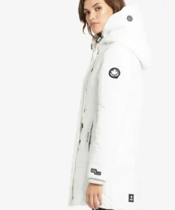 Khujo SHERMA - Abrigo De Invierno - White, Mujer -Tienda de ventas KHUJO 4a841c0a83a24f08be9cdd901fcddd59