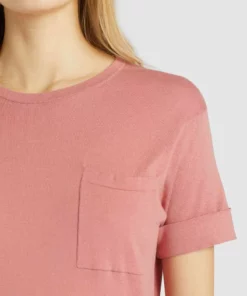 Khujo ALLMUT - Camiseta Básica - Pink, Mujer -Tienda de ventas KHUJO 4aa5d94e2c2d4ca7b8c056b4c3bdb59b