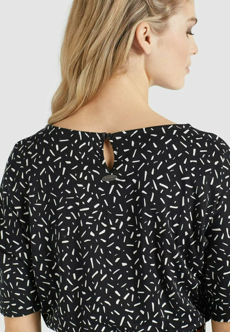 Khujo GABY - Vestido Ligero - Schwarz-weiß Gemustert, Mujer 7 Khujo GABY - Vestido Ligero - Schwarz-weiß Gemustert, Mujer - Imagen 7