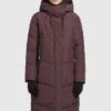 Khujo SONJE3 - Abrigo De Invierno - Weinrot, Mujer