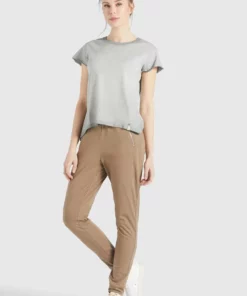 Khujo MATAMA - Camiseta Estampada - Grau, Mujer -Tienda de ventas KHUJO 4ca0b3802ed34bd492205fd0cd056a8e