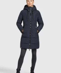 Khujo ELESSA2 - Abrigo De Invierno - Dunkelblau, Mujer